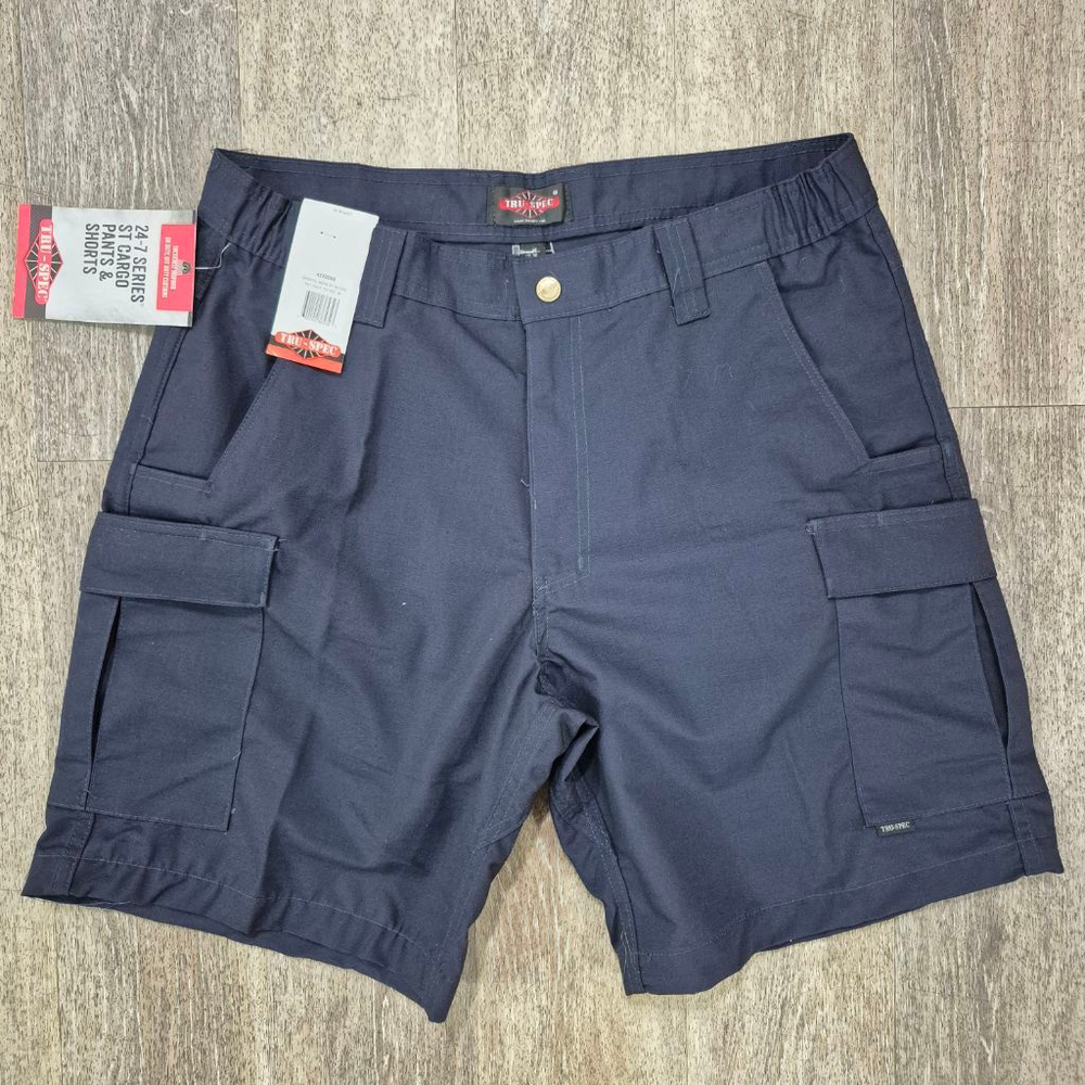 Men's TRU-SPEC Navy Cargo Shorts Waist 36